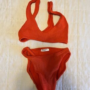 Youswim Eva two piece standard waist in tangerine